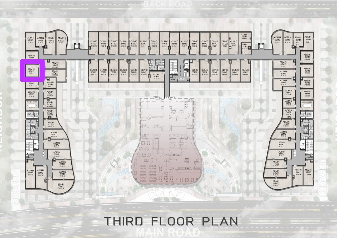 3alamat Project | Administrative Unit (Office) – Semi Finished