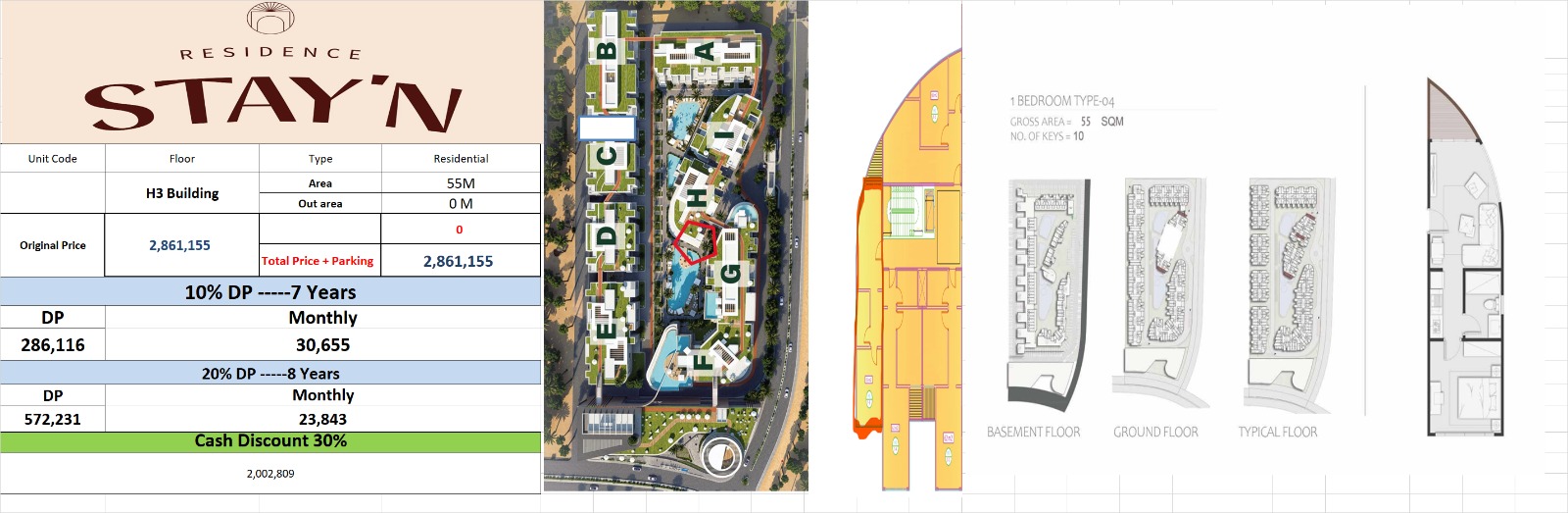 Stay’n Residence l One-Bedroom Hotel-Service Apartment